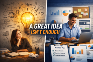 Just Because You Have a Business Idea Doesn’t Mean You Have a Business