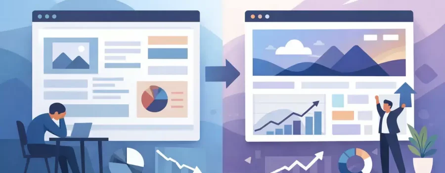 Website Redesign Before and After Results
