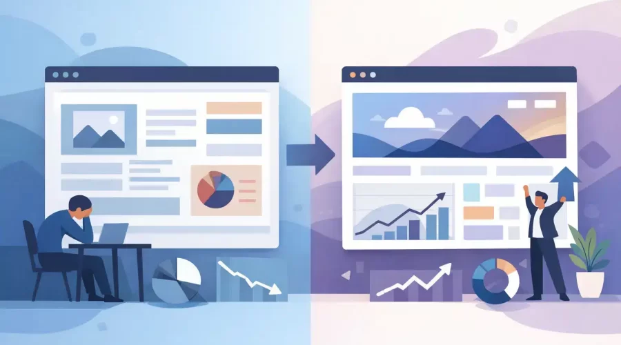 Website Redesign Before and After Results
