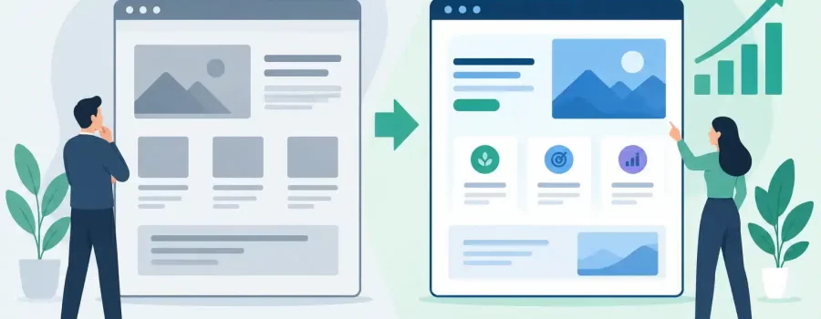 Website Redesign Versus Refresh for Growth